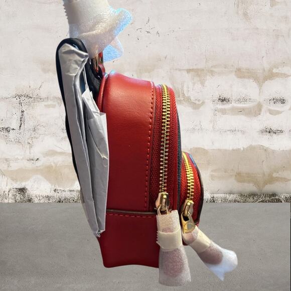 Coach NWT Mini Rowan Crossbody Bag In Colorblock Signature Canvas with Keychain - Picture 11 of 11